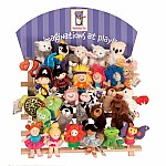 Finger Puppet Rack with Header Card