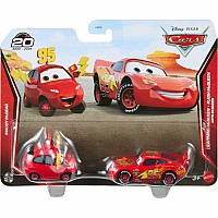 Disney Pixar Cars 2-Pack - Maddy McGear & Lightning McQueen