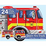 Giant Fire Truck Floor (24 pc)