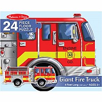 Giant Fire Truck Floor (24 pc)
