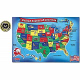 U.S. Map Floor (51 pc)
