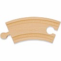 3 1/ 4" Curved Track single piece