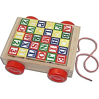 Classic ABC Block Cart