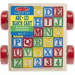 Classic ABC Block Cart