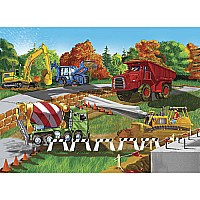 30 pc Construction Site Cardboard Jigsaw