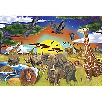 200 pc Safari Adventure Cardboard Jigsaw