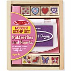 Butterfly and Hearts Stamp Set
