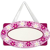 Flowers Door Plaque