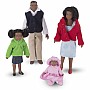 Victorian Doll Family (black)