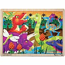 Prehistoric Sunset (Dinosaurs) Jigsaw (24 pc)