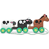 Pull Along Farm Animals