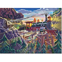 0200 pc Eagle Canyon Railway Cardboard Jigsaw
