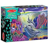 0100 pc Dolphin Cove Cardboard Jigsaw