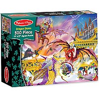 0500 pc Dragon Storm Cardboard Jigsaw