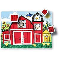 Farm Peek-A-Boo Peg Puzzle