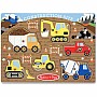 Melissa & Doug Construction Site Peg Puzzle