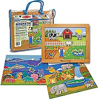 Magnetic Animal Habitats Set