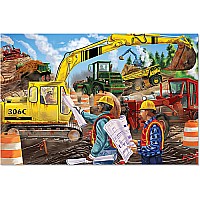 24 pc Construction Floor Puzzle
