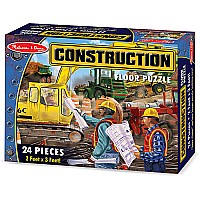 24 pc Construction Floor Puzzle