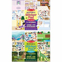 Reusable Sticker Pad - Play House!