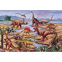 Puzzle Dinosaurs Floor 48Pc
