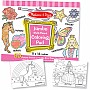 Jumbo Coloring Pad - Pink (11" x 14")