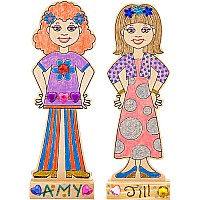 Wooden Fashion Dolls