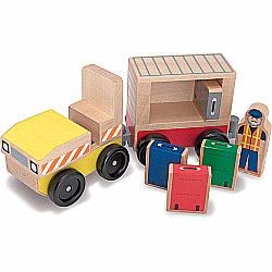 Whittle World Plane and Luggage Carrier Set