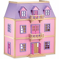 Multi-level Wooden Dollhouse