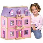Multi-level Wooden Dollhouse
