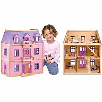 Multi-level Wooden Dollhouse