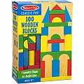 100 Wood Blocks Set Melissa and Doug