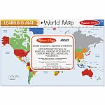 Countries of the World Write-a-mat (bundle of 6)
