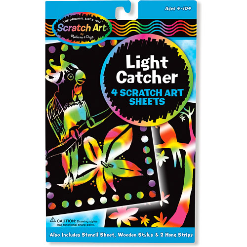 Light Catcher Scratch Art Sheets Raff and Friends