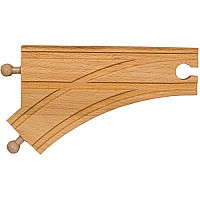 6" Curved Switch Track-Male