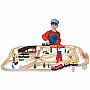 Wooden Railway Set by Melissa & Doug