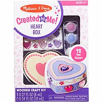 Created by Me! Heart Box Wooden Craft Kit