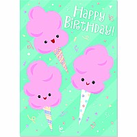 FOIL: COTTON CANDY BDAY CARD
