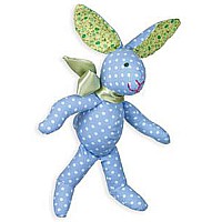Calico Cottontail Blue Bunny