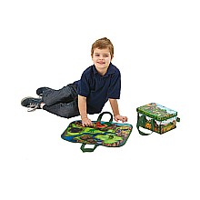 ZipBin Mini Dinosaur Play set