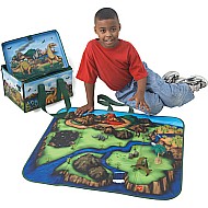 ZipBin Dinosaur Play set