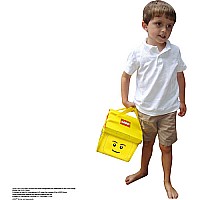 Lego Head Zipbin Toy Tote  Playmat
