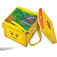 Lego Head Zipbin Toy Tote  Playmat