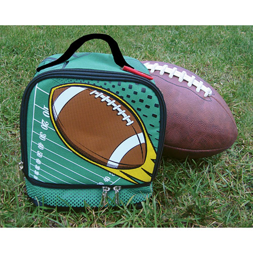 boys football lunch box