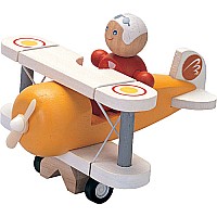 Classic Airplane with Pilot