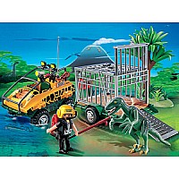 Amphibian Vehicle with Deinonychus