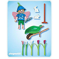 Flower Wheel Barrel