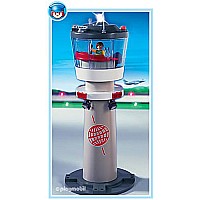 Airport Tower with Blinking Light