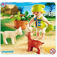 Playmobil 4674 Girl with Baby Goats