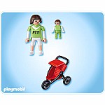 MOM With Jogging Stroller